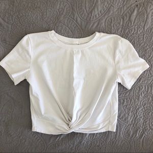 White Crop Top